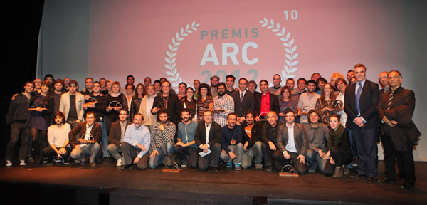 Foto de los premiados ARC 2012 © ARC