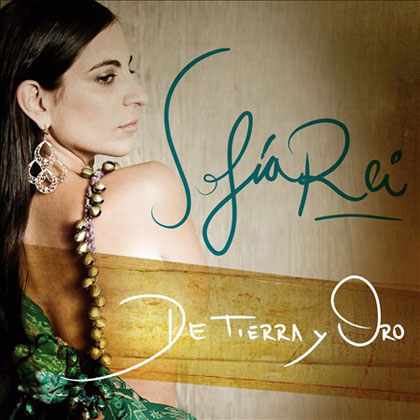 Portada del disco «De tierra y oro» de Sofía Rei.