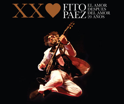 Portada del DVD «El Amor después del amor 20 años» de Fito Páez.