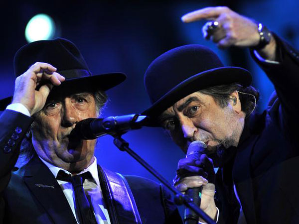 Joan Manuel Serrat y Joaquín Sabina. © UPI