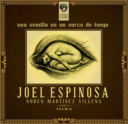 Portada del disco «Una semilla en un surco de fuego» de Joel Espinosa.