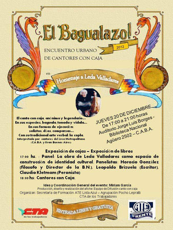 Cartel de «El bagualazo 2012»