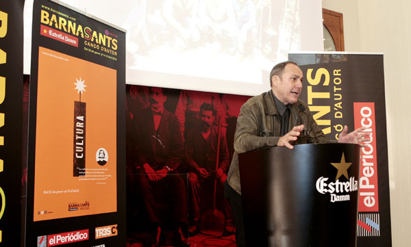 Pere Camps durante la presentación de la 18 Edición del Festival BarnaSants 2013. © Juan Miguel Morales
