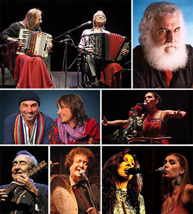 Folklore argentino en el Auditorium de Mar del Plata.