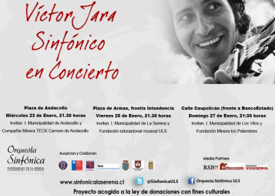 La Orquesta Sinfónica de ULS interpreta a Víctor Jara