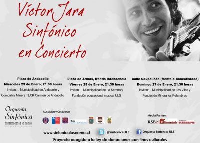 La Orquesta Sinfónica de ULS interpreta a Víctor Jara