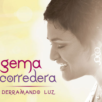 Portada del disco «Derramando luz» de Gema Corredera.