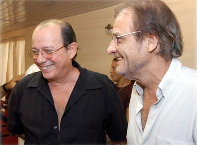 Silvio Rodríguez y Luis Eduardo Aute.