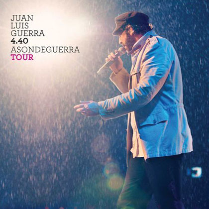 Portada del disco «Asondeguerra Tour» de Juan Luis Guerra.