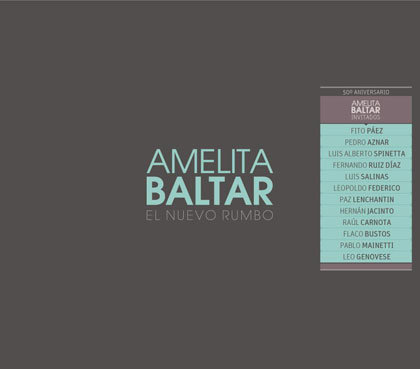 Portada del disco «El nuevo rumbo» de Amelita Baltar.