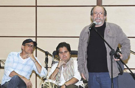 Silvio Rodríguez en la presentación de «Cancionero» en la República Dominicana.