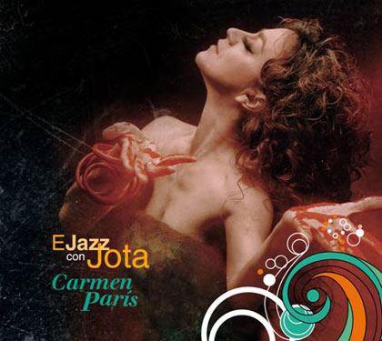 Portada del disco «Ejazz con jota» de Carmen París.