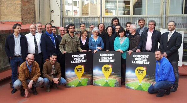 Rueda de prensa de la presentación del concierto.