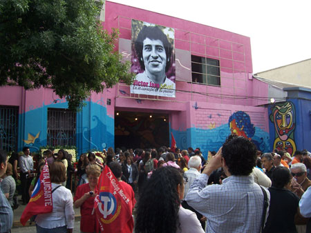 El galpón de Víctor Jara