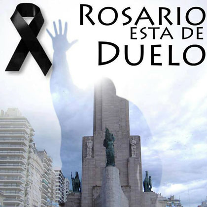 Cartel del concierto «Fuerza Rosario».