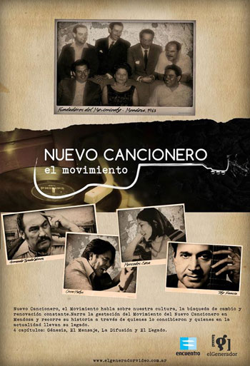 Cartel de la serie «Nuevo Cancionero, el Movimiento».