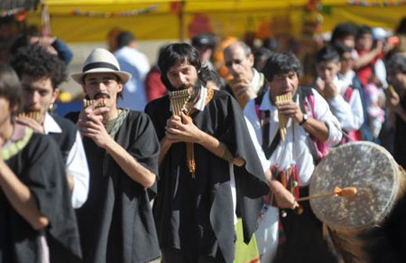 Banda de sikuris © Analia Garelli/Télam