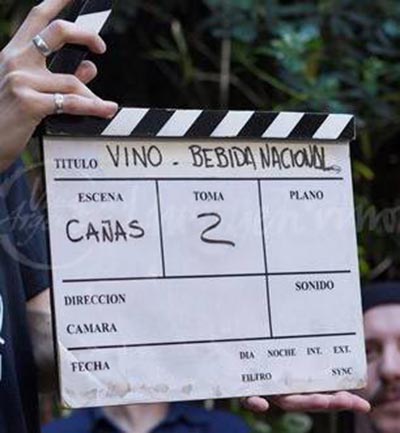 Rodaje de la campaña «El vino nos une».