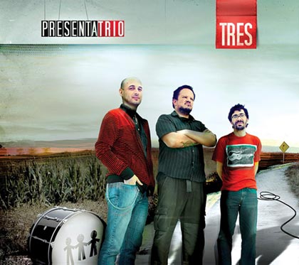 Portada del disco «Tres» de Presenta Trío.