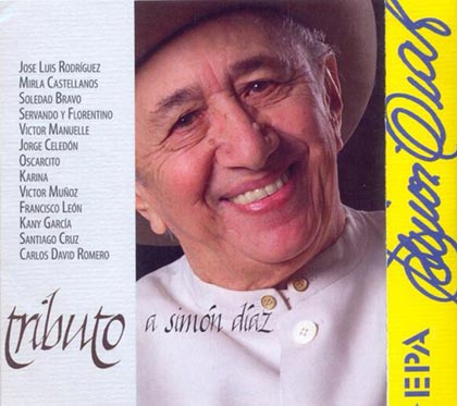 Portada del disco «Tributo a Simón Díaz».