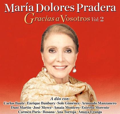 Portada del disco «Gracias a vosotros. Vol. 2» de María Dolores Pradera.