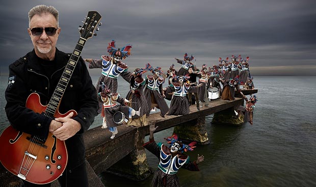 León Gieco y la murga uruguaya Agarrate Catalina.  © Diego Velazco