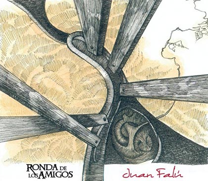 Portada del disco «Ronda de los amigos» de Juan Falú.