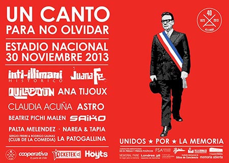 Cartel del concierto «Un canto para no olvidar 2»