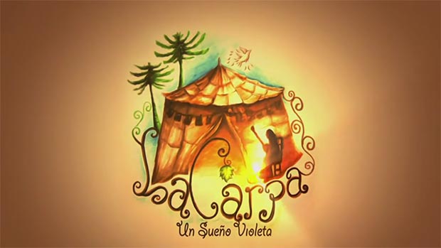 Cartel del documental «La Carpa, un sueño Violeta».