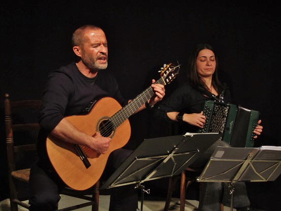 Adolfo Osta junto a Cati Plana - Festival En veu alta 2013 © Carles Gracia Escarp