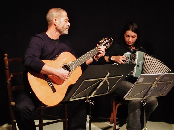 Adolfo Osta y Cati Plana en escena - Vilafranca del Penedès (Barcelona)  © Carles Gracia Escarp