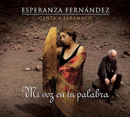 Portada del disco «Mi voz en tu palabra de Esperanza Fernández.