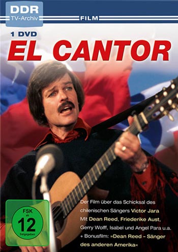 Portada del DVD de «El cantor de Dean Reed».