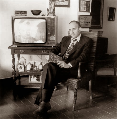 Germán Coppini, fotografía de Juan Miguel Morales publicada en su libro «Retratos de cantantes». © Juan Miguel Morales