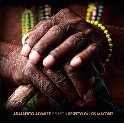 Portada del disco «Respeto pa los mayores» de Adalberto Álvarez.