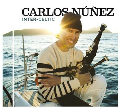 Portada del disco «Inter-Celtic» de Carlos Núñez.