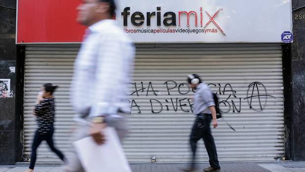 Una de las tiendas de Feriamix. © Agencia UNO