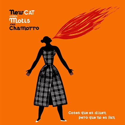 Portada del disco «Coses que es diuen però que no es fan» de NewCAT, con Andrea Motis y Joan Chamorro.