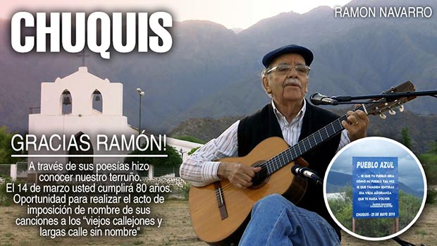 Ramón Navarro: los 80 años de un cantautor con calles.