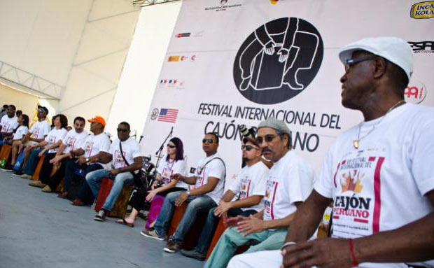 Primera jornada del VII edición del Festival Internacional del Cajón Peruano 2014.