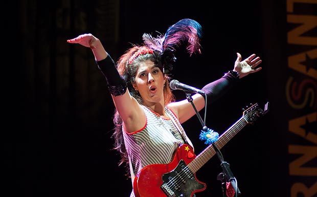 Rossana Taddei en su reciente concierto en la Sala Luz de Gas de Barcelona enmarcado en el festival BarnaSants. © Xavier Pintanel