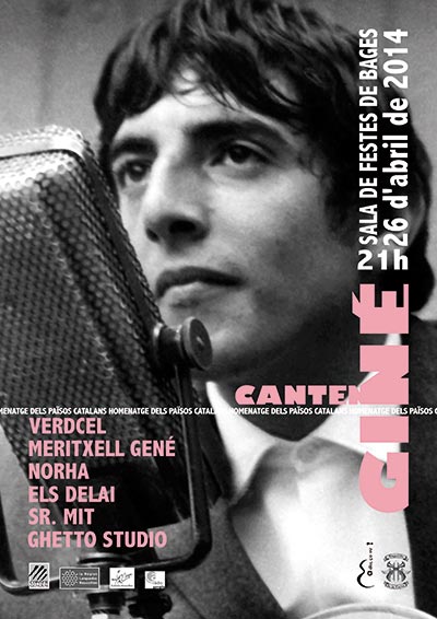 Cartel del concierto de presentación de «Cantem Giné» (Cantemos Giné) del próximo sábado.