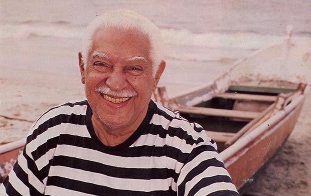 Dorival Caymmi, patriarca de la Música Popular Brasileña (MPB).