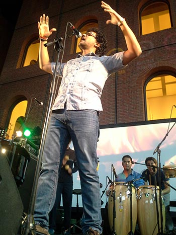 Josel Alejandro Delgado en su presentación en el EXIB Música de Bilbao el pasado 9 de mayo. © Xavier Pintanel