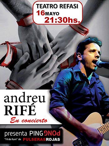 Andreu Rifé en el ReFaSi Teatro Estudio de Mar del Plata (Argentina).