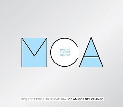 Portada del disco «Música Clásica Argentina Volumen I» de La Orquesta Los Amigos del Chango.