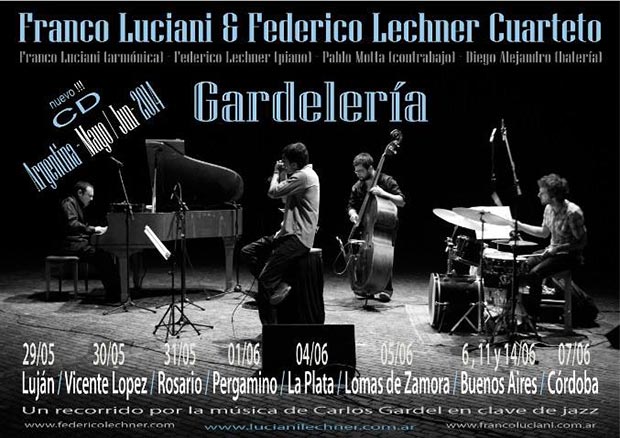 Lechner y Luciani interpretan a Gardel en clave de jazz