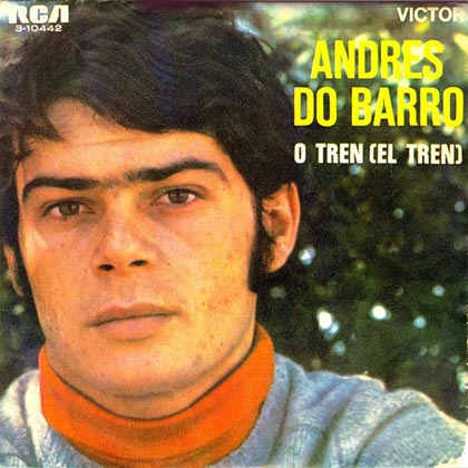 Portada del disco «O tren» de Andrés Do Barro.