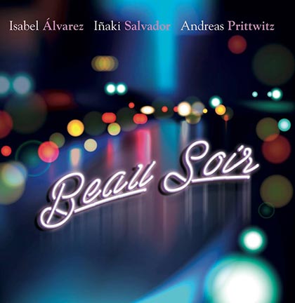 Portada del disco «Beau soir» de Isabel Álvarez, Iñaki Salvador y Andreas Prittwitz.