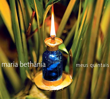 Portada del disco «Meus quintais» de Maria Bethania.